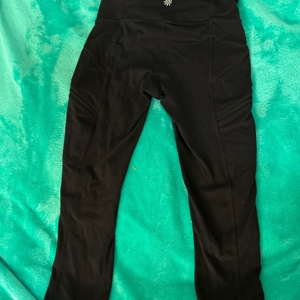 Athleta Jet Black Activewear XXS